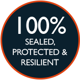 100% Sealed protected and resilient 100% Sealed protected and resilient