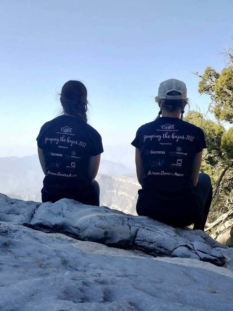 The Yomping the Hajar team The Yomping the Hajar team