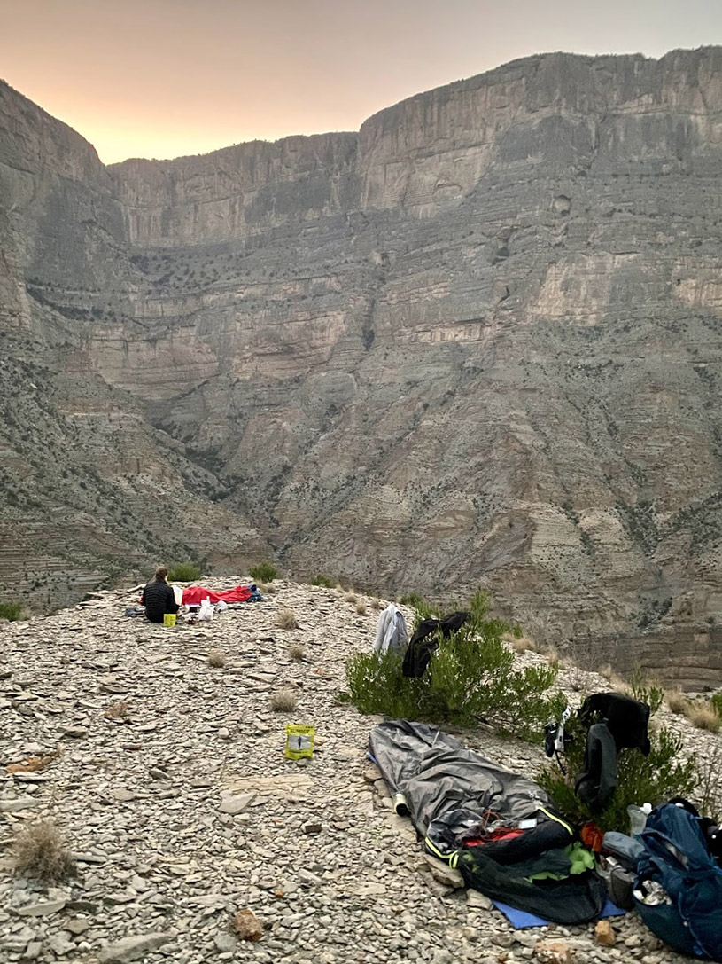 Canyon camp under the stars Canyon camp under the stars